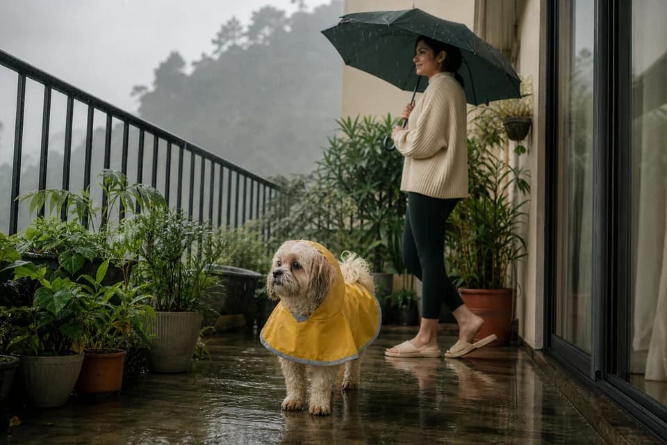 Monsoon Season Is a Full-Time Job for Pet Parents