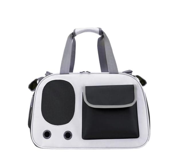 Cat Carrier Airline Approved, Soft Sided Dog Carrier, Collapsible Cat Travel Bag, Foldable Large Pet Carrier, Rollable Cover for Nervous Cats