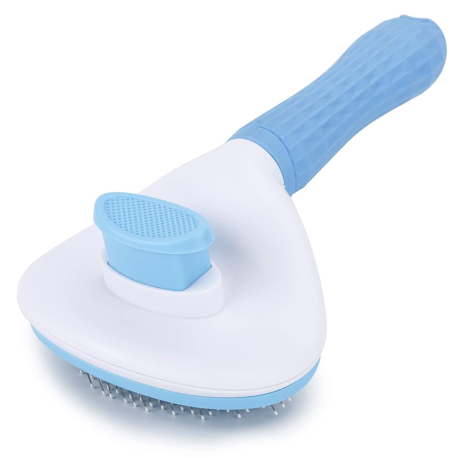 Self Cleaning Slicker Brush, Pet Grooming Shedding Brush for Dogs and Cats - Easy to Remove Loose Undercoat, Pet Massaging Tool Suitable for Pets with Long or Short Hair