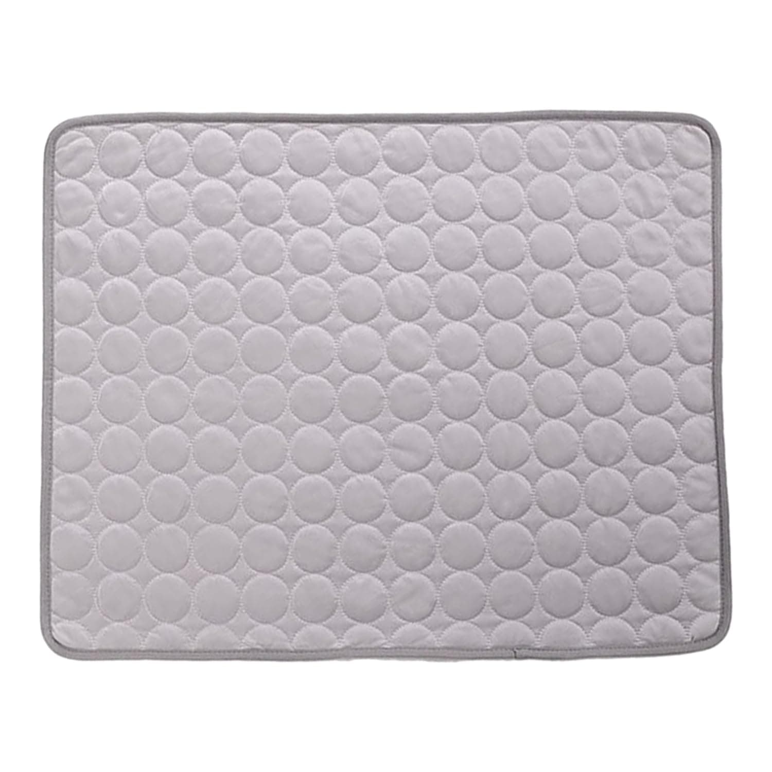 Kuber Industries Rectangular Dog & Cat Bed|Premium Cool Ice Silk with Polyester with Bottom Mesh|Multi-Utility Self-Cooling Pad for Dog & Cat|Light-weight & Durable Dog Bed|ZQCJ001DG-XS|Dark Grey