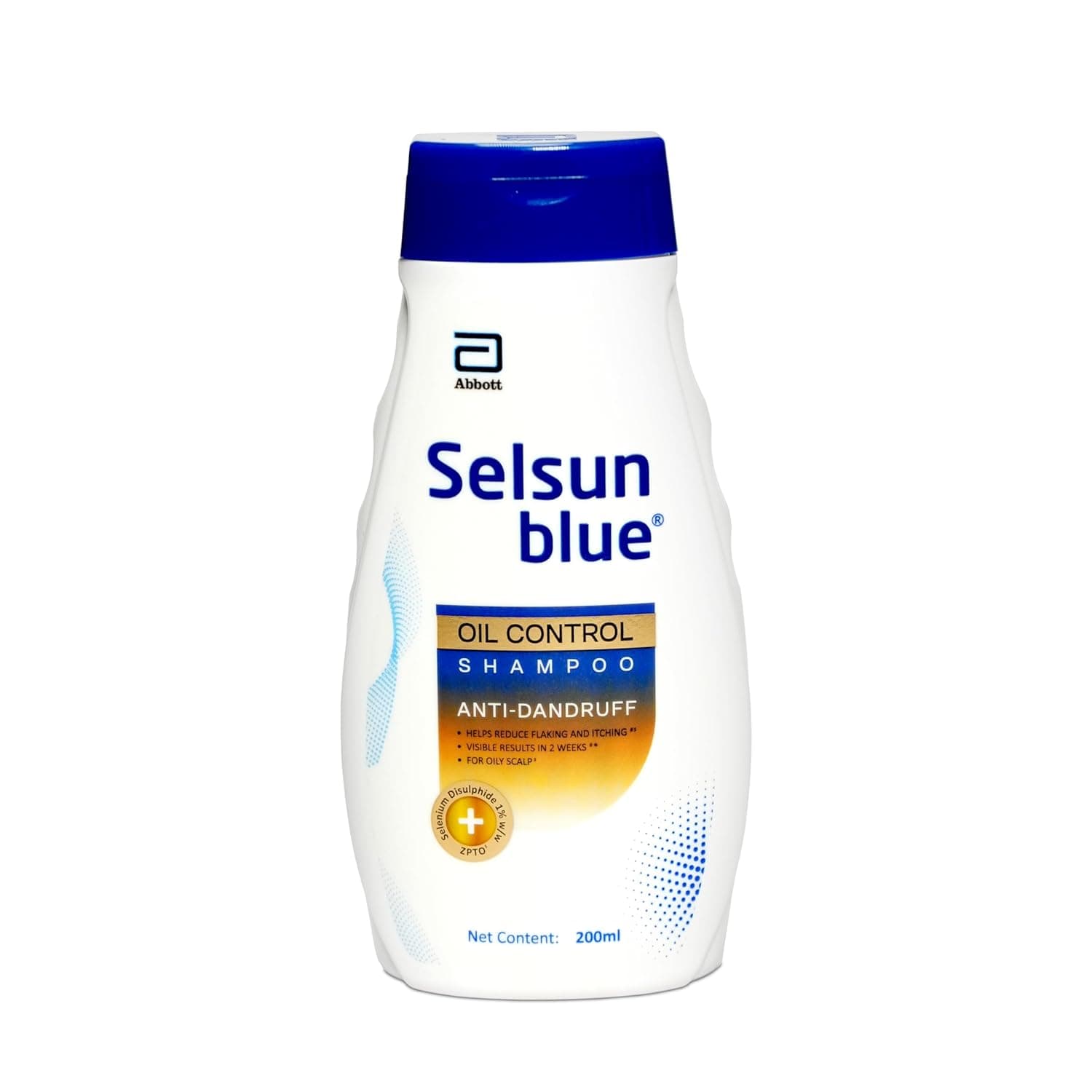 Selsun Blue Oil Control Anti Dandruff Shampoo,Clears away dandruff flakes, Relieves from dandruff related itching,200ml (Pack of 1)