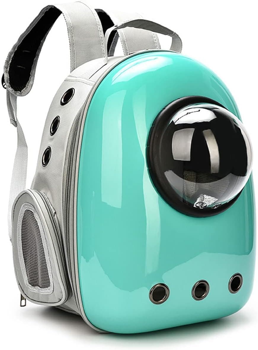 VAYINATO® Astronaut Space Bubble (Olive Green-Color) Portable Pet Backpack Travel Carrier, Waterproof, Breathable Outdoor Transport for Cat and Small Dog Mutil Colors to Choose by Petzlifeworld