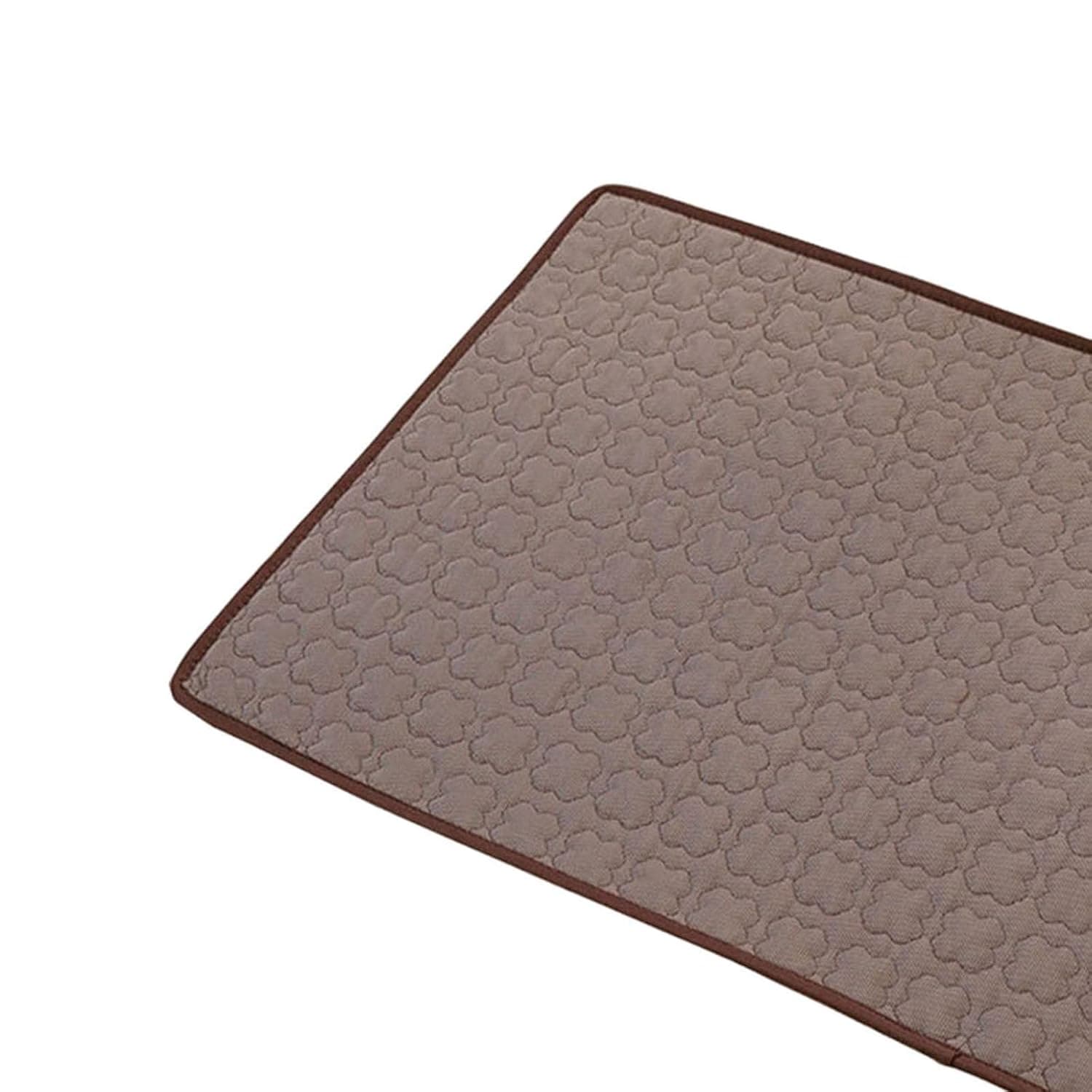 CALANDIS Mesh Dog Self Cooling Mat Summer Washable Mattress for Heat Relief Brown | Beds | Dog Supplies