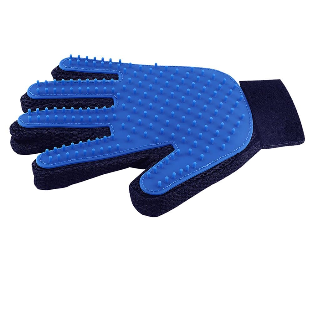 Pet Hair Remover Glove - Gentle Pet Grooming Glove Brush - Deshedding Glove - Massage Mitt with Enhanced Five Finger Design - Perfect for Dogs & Cats with Long & Short Fur -1 Pack (Left-Hand)