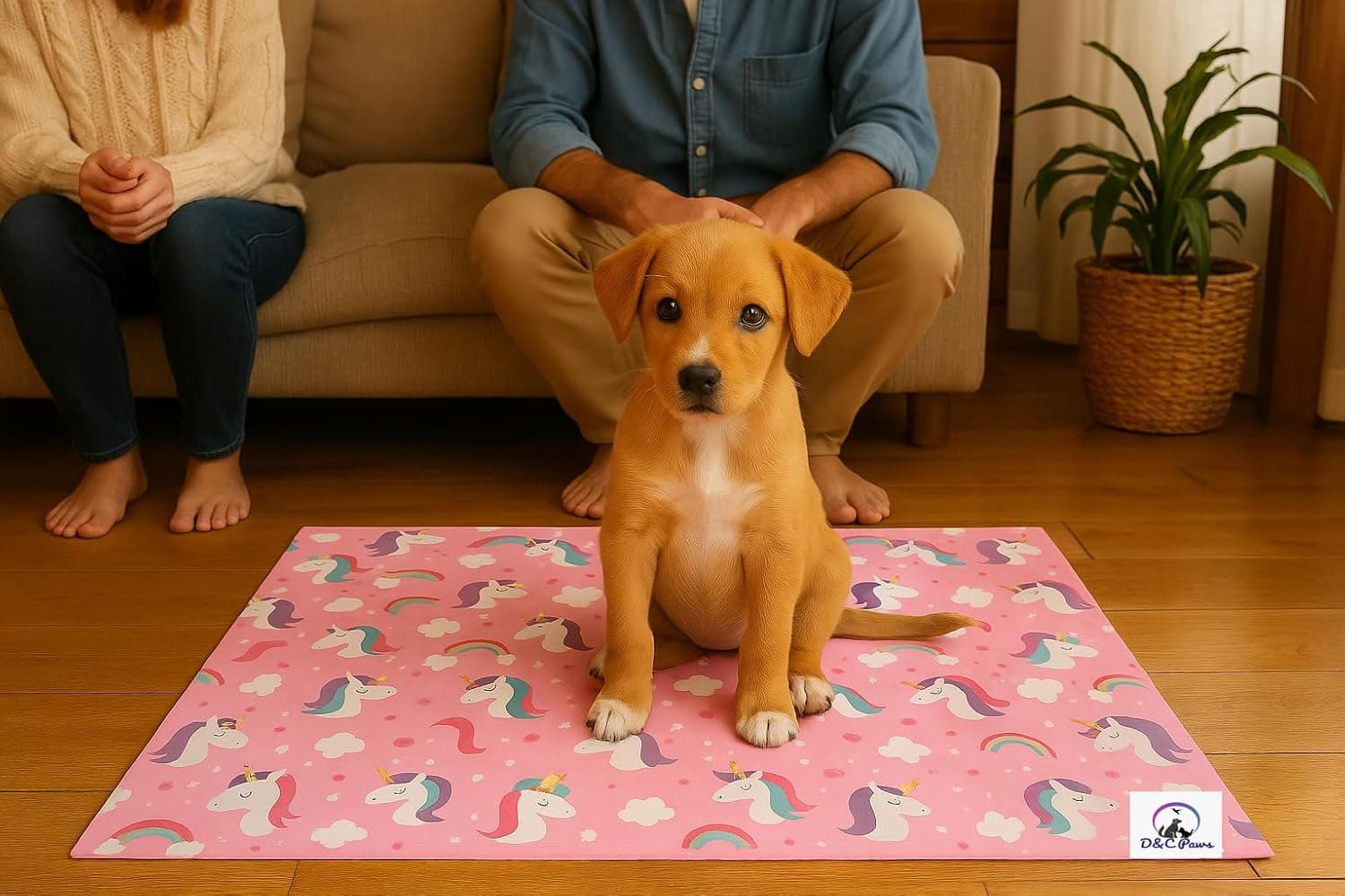 D&C PAWS Pet Cooling Mat - 71 x 55 CM Ice Silk Cooling Mat for Dogs & Cats, Comfort Soft Heat Relief Pressure Blanket, Car Seats, Beds for Summer,Purple & Pink