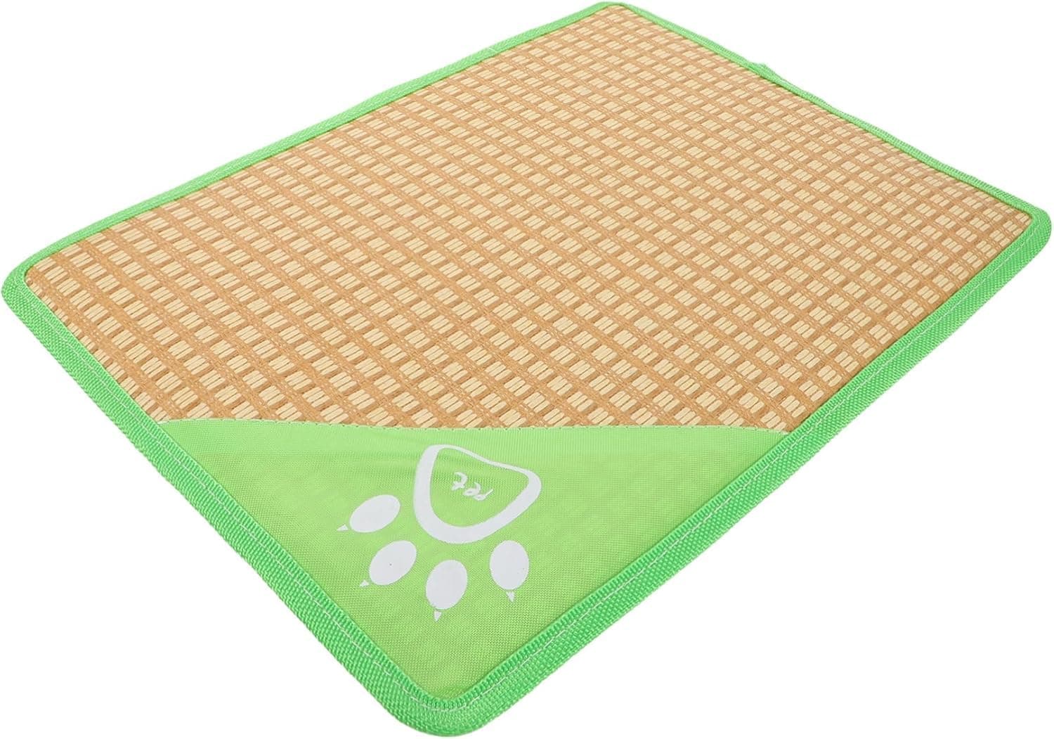 emily pets Pet Cooling Bed for Dogs & Cats, Soft Sponge Cushion Nest for Hot Weather, Indoor Summer Sleeping Mat, Lightweight, Washable & Breathable Cooling Pad for Small & Medium Pets (Large)