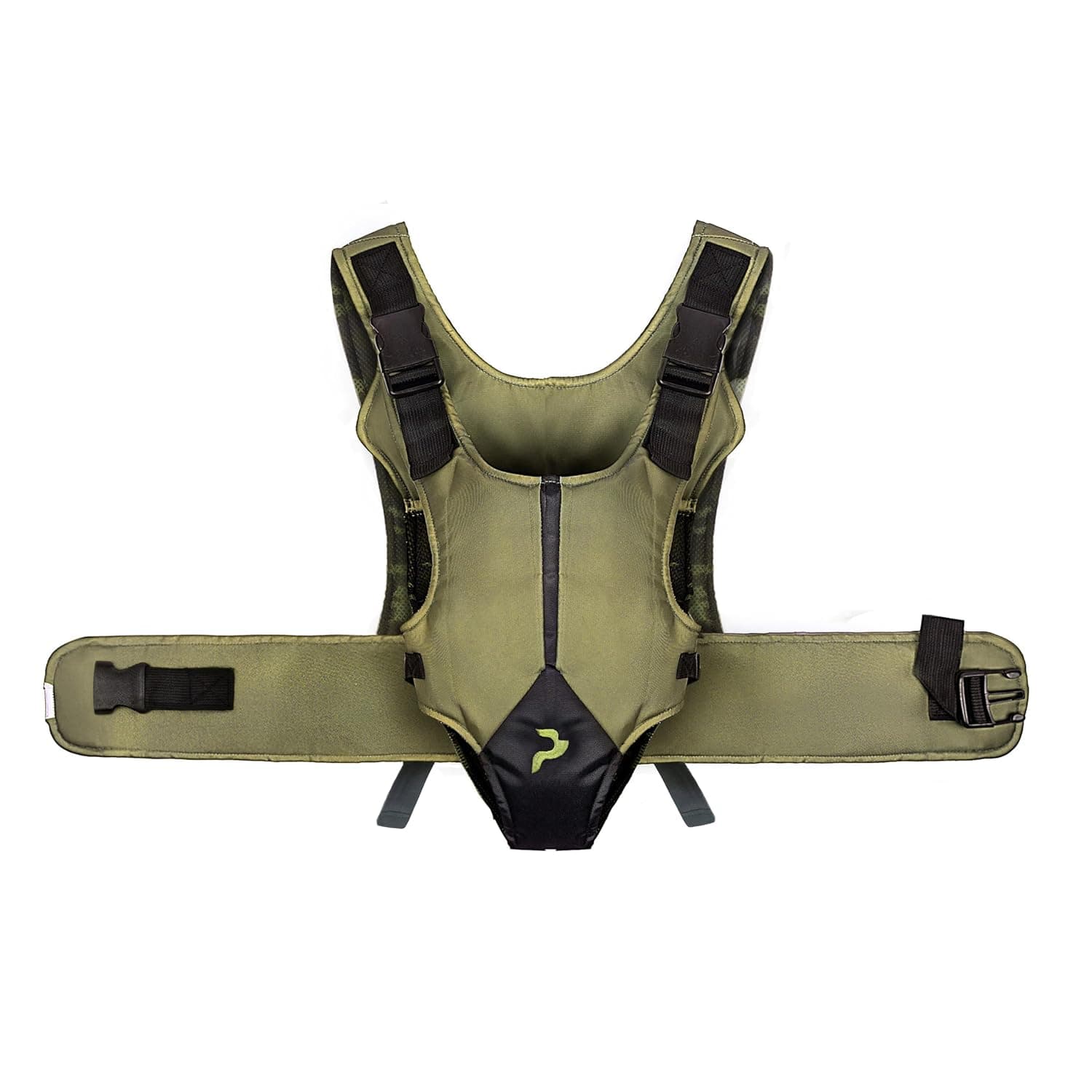 Dog Carrier Backpack Adjustable with Wide Straps and Hip Belt Support, Puppy Travel Carrier Front Pack Breathable Head-Out Backpack, Dog Bag for Travelling, Hiking, etc (Dogs Upto 6 Kg, Green)
