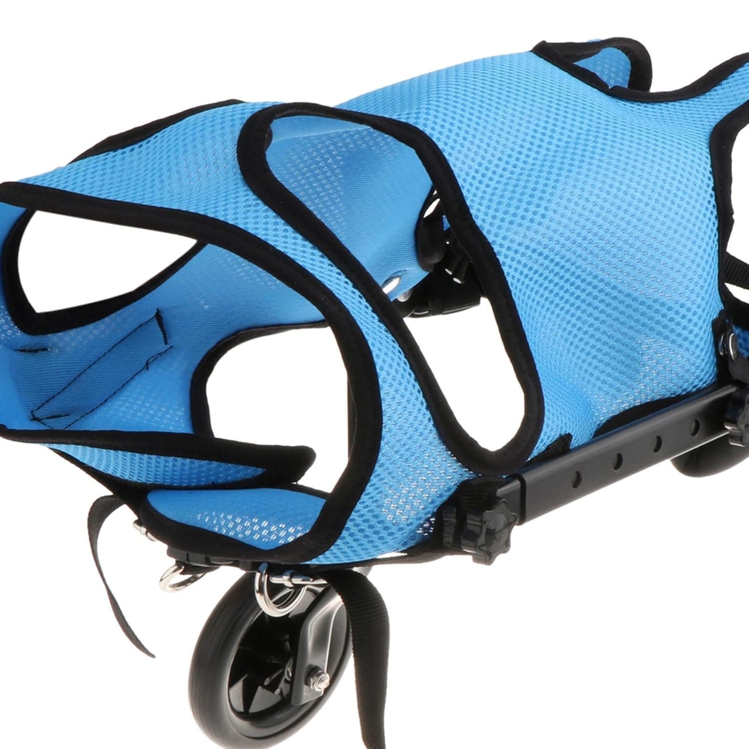 ATORSE Dog Wheelchair for Back Legs Metal Dog Wheelchair Cart for Small Pets (Blue) S