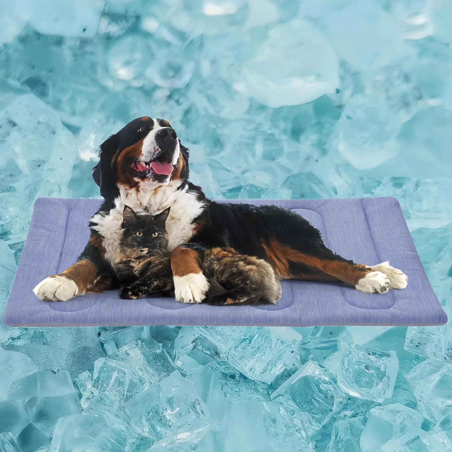 Dog Cooling Mat - Self Cooling Mat for Large Dogs, 110x80 cm