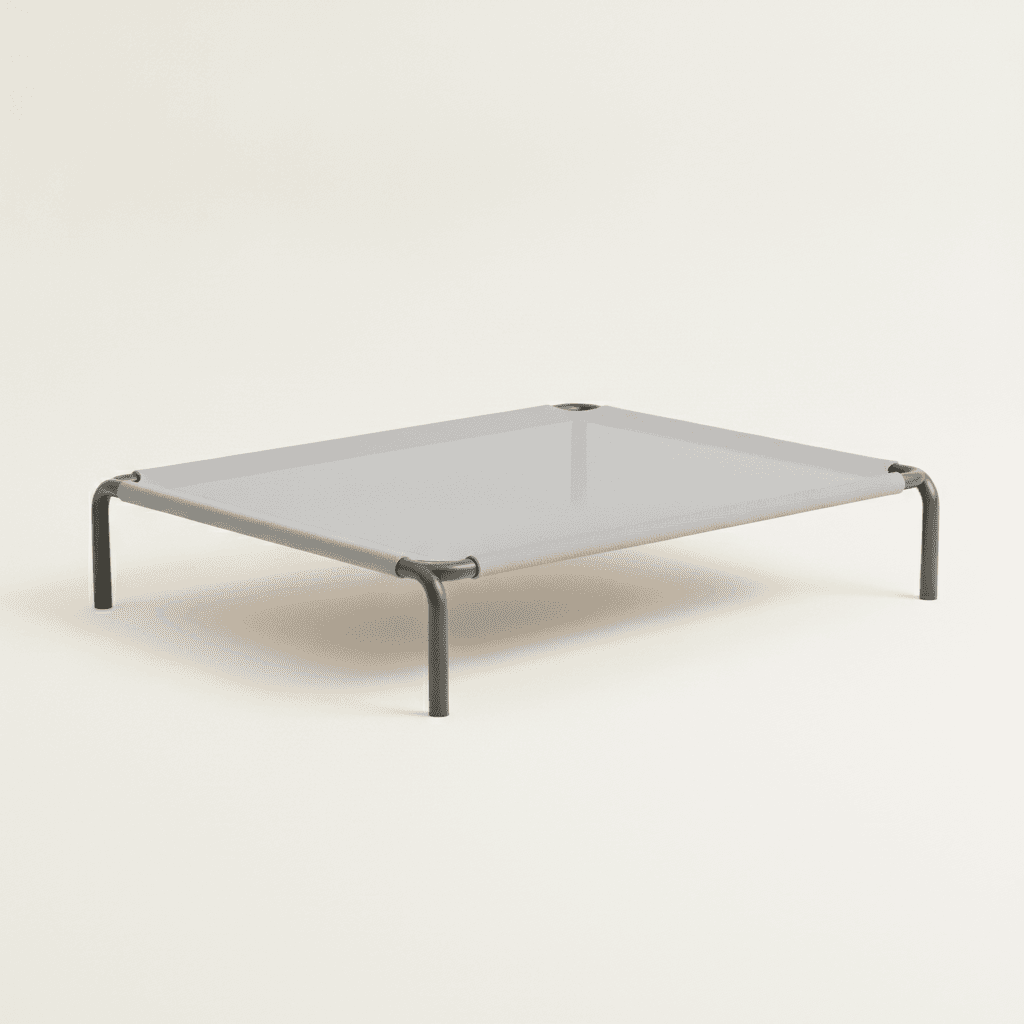 PetzRoute Elevated Cooling Mesh Pet Bed - Summer Airflow Cot