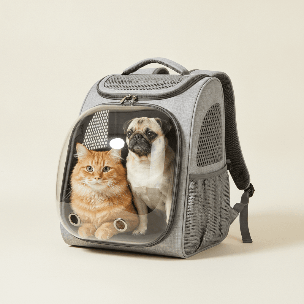 Pidan Travel Window Pet Carrier Backpack - Panoramic View